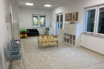 Sala żłobka, strefa zabaw, Bajka na Brzegowej, Łomianki